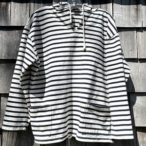 St James Breton Breton Striped Hoodie Size L